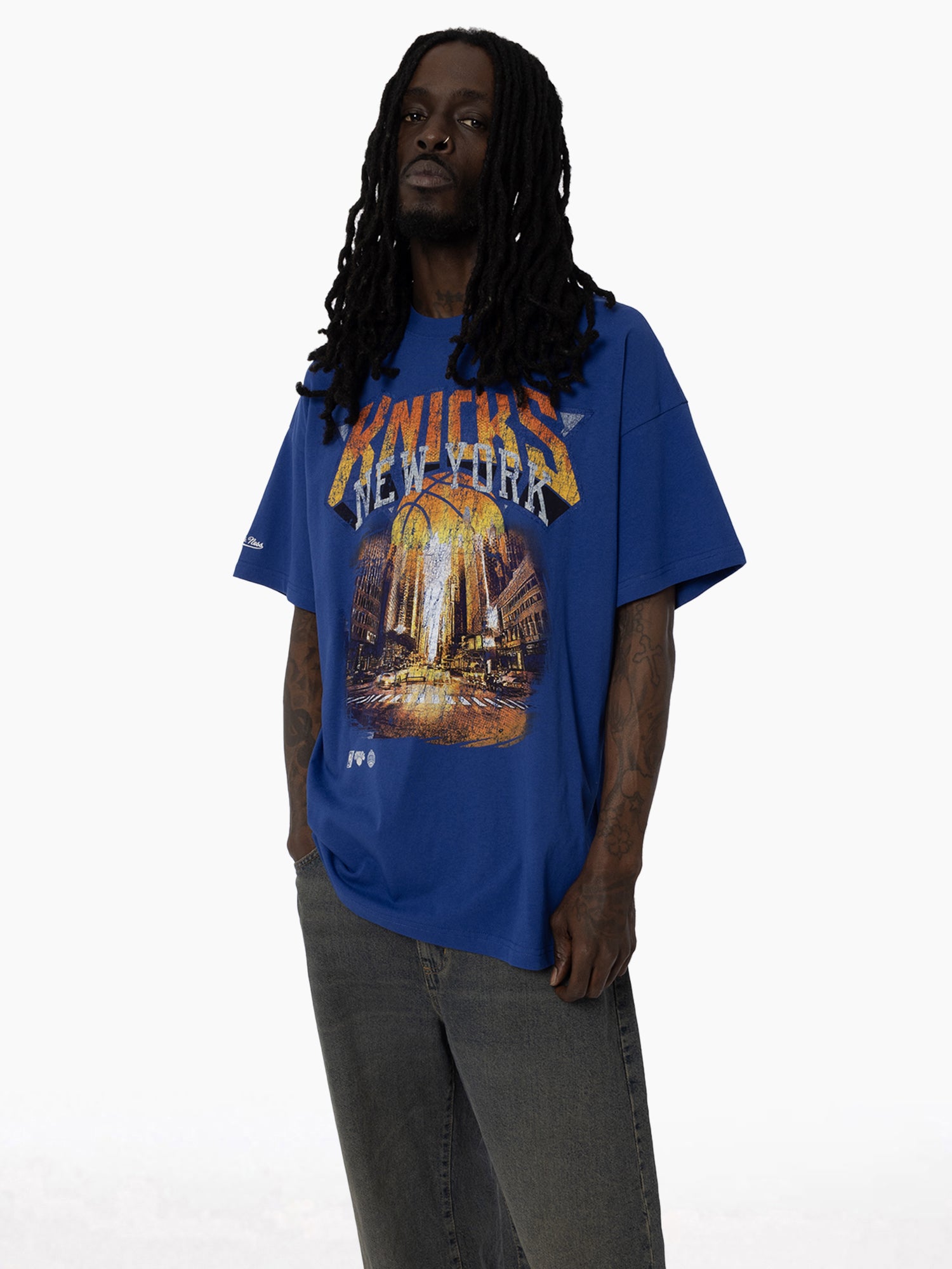 MITCHELL & NESS NY KNICKS 'THE GARDEN' TEE