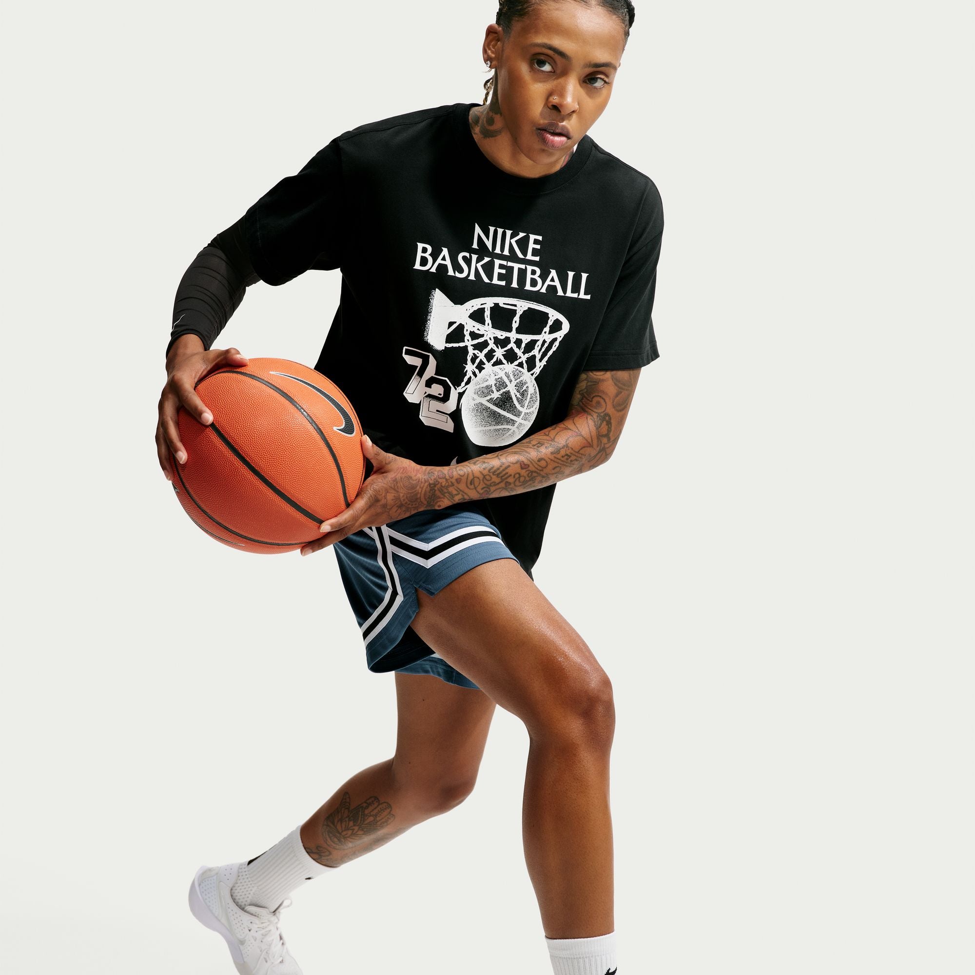 NIKE WOMENS DRI-FIT BASKETBALL TEE