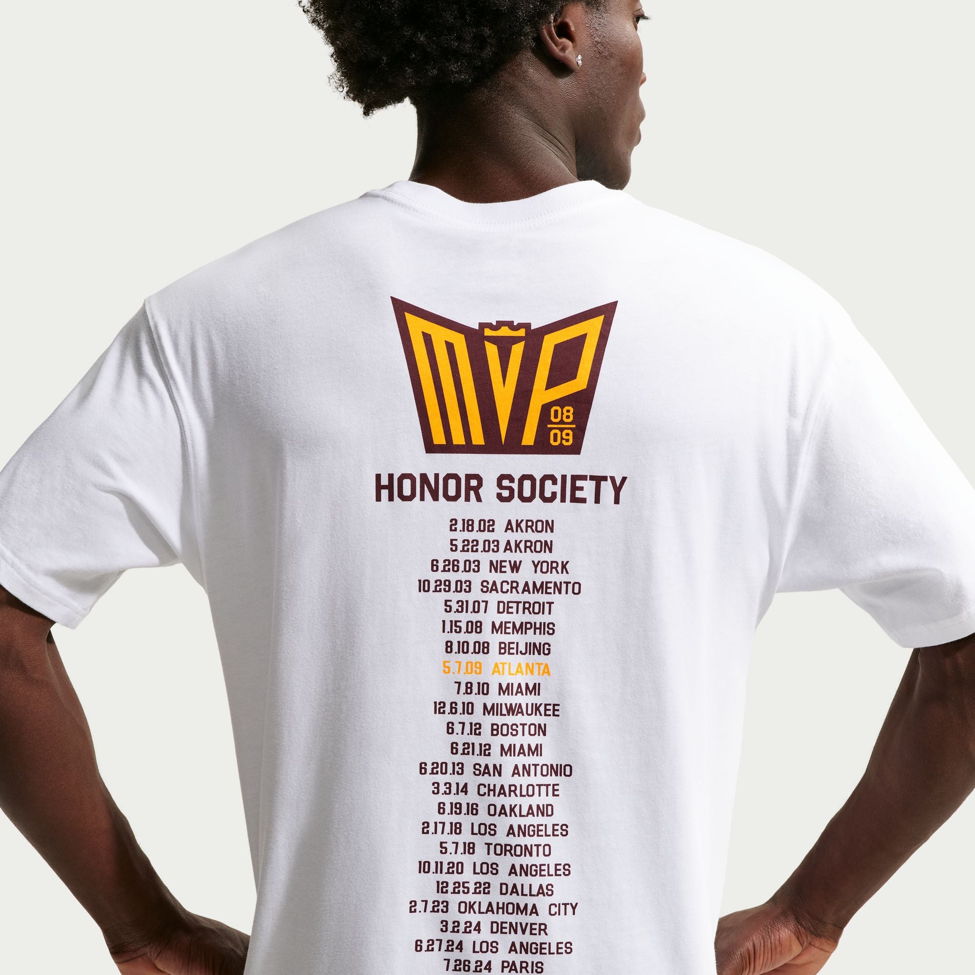 NIKE MENS LEBRON 'HONOR SOCIETY' LOOSE TEE