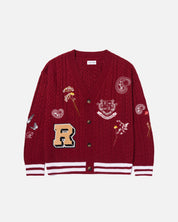 RYOKO RAIN CABLE KNIT CARDIGAN