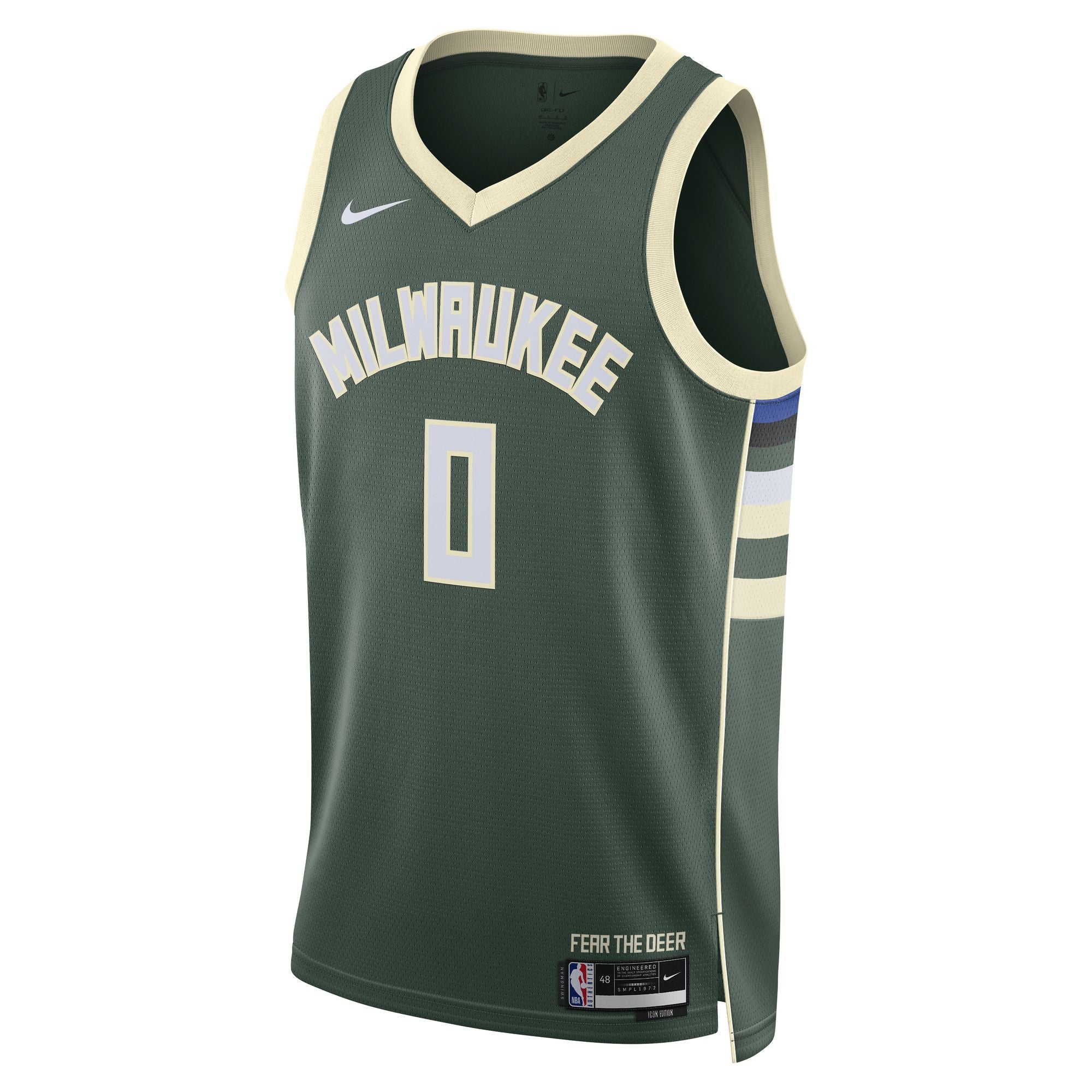 NIKE MILWAUKEE BUCKS SWINGMAN JERSEY ICON 2022