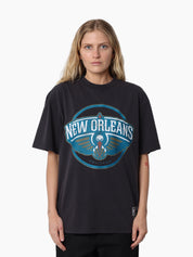 MITCHELL & NESS NEW ORLEANS PELICANS VINTAGE TEE