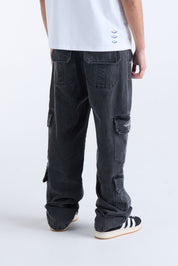 VOUSETI CARGO DENIM PANT