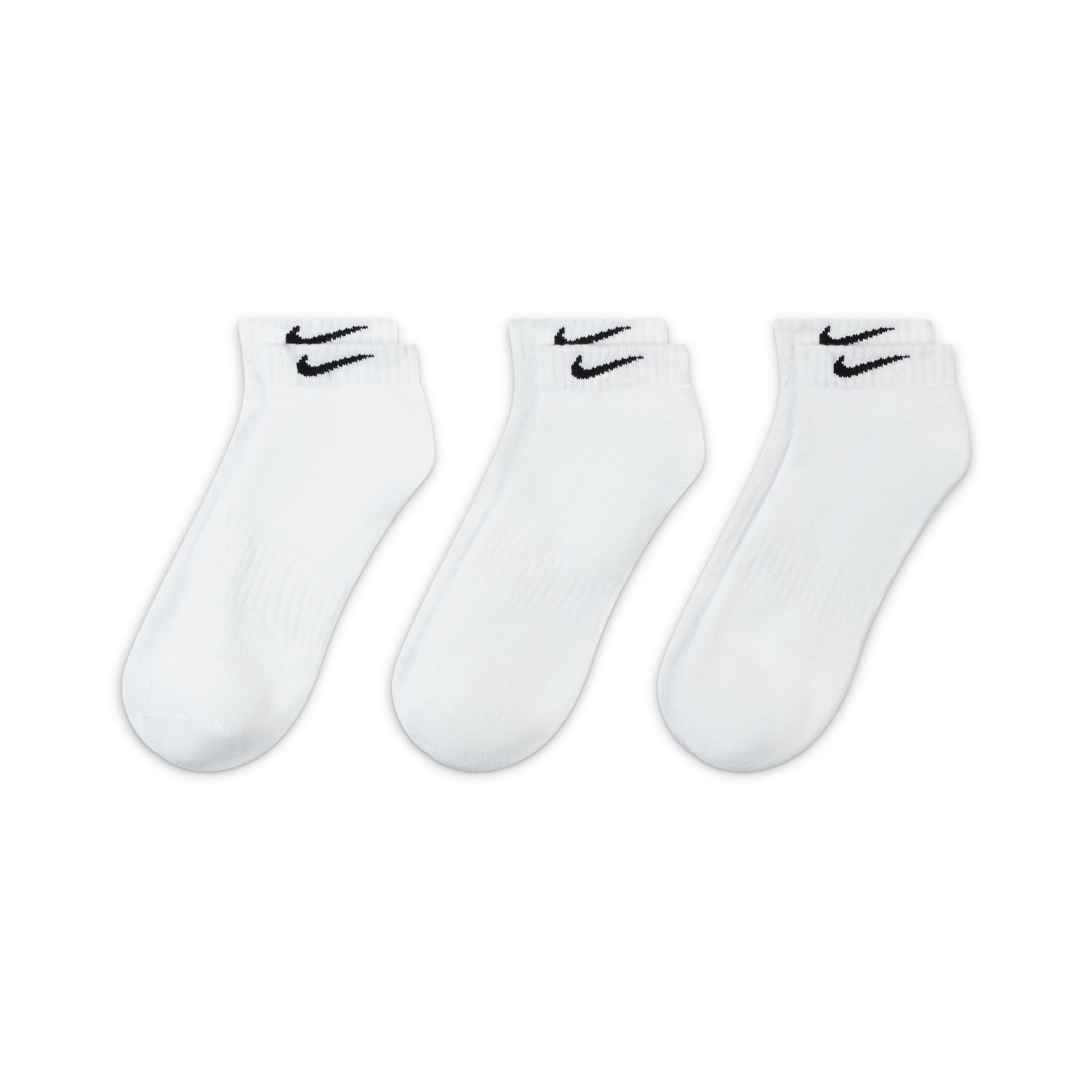 NIKE EVERYDAY CUSHIONED LOW SOCKS - 3 PACK