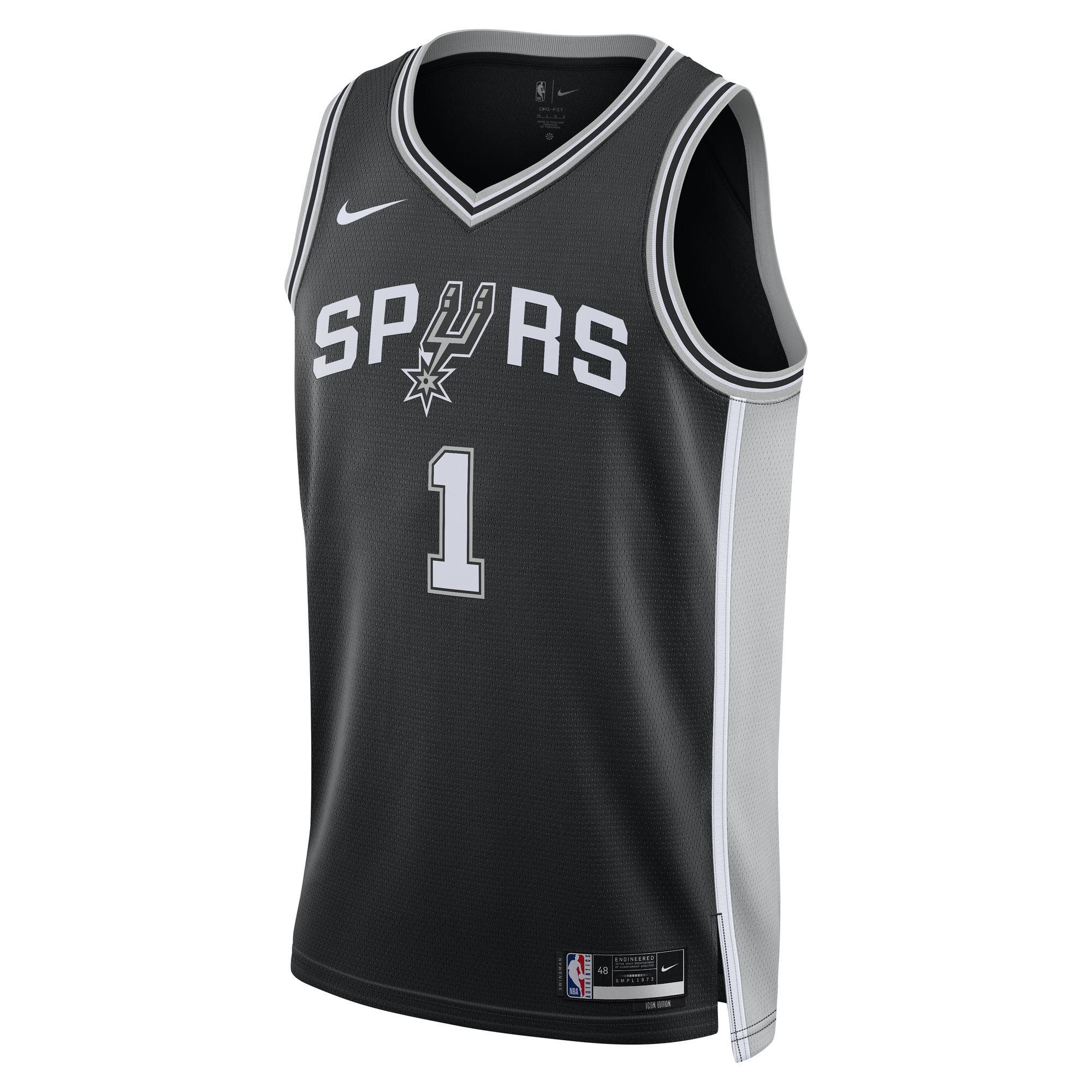NIKE SAN ANTONIO SPURS ICON SWINGMAN JERSEY - VICTOR WEMBANYAMA