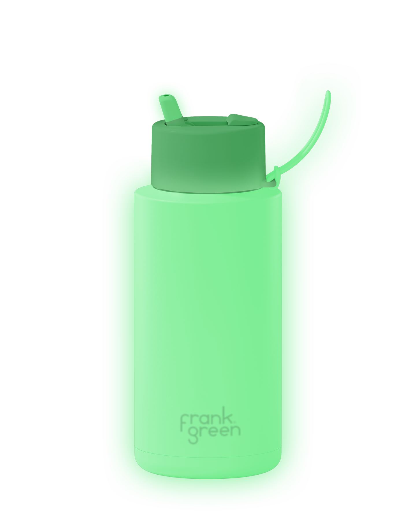 FRANK GREEN 34OZ STAINLESS STEEL/CERAMIC BOTTLE WITH FLIP LID