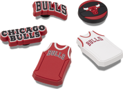CROCS NBA CHICAGO BULLS JIBBITZ - 5 PACK