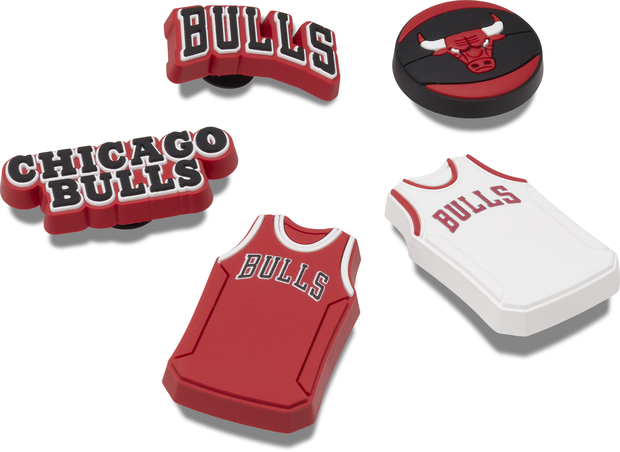 CROCS NBA CHICAGO BULLS JIBBITZ - 5 PACK