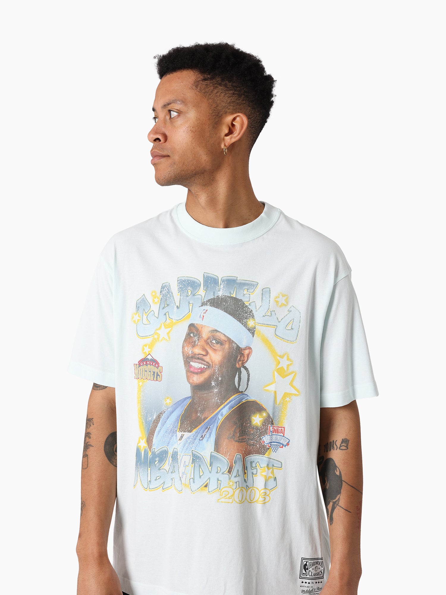 MITCHELL & NESS STAR BURSTER TEE NUGGETS ANTHONY