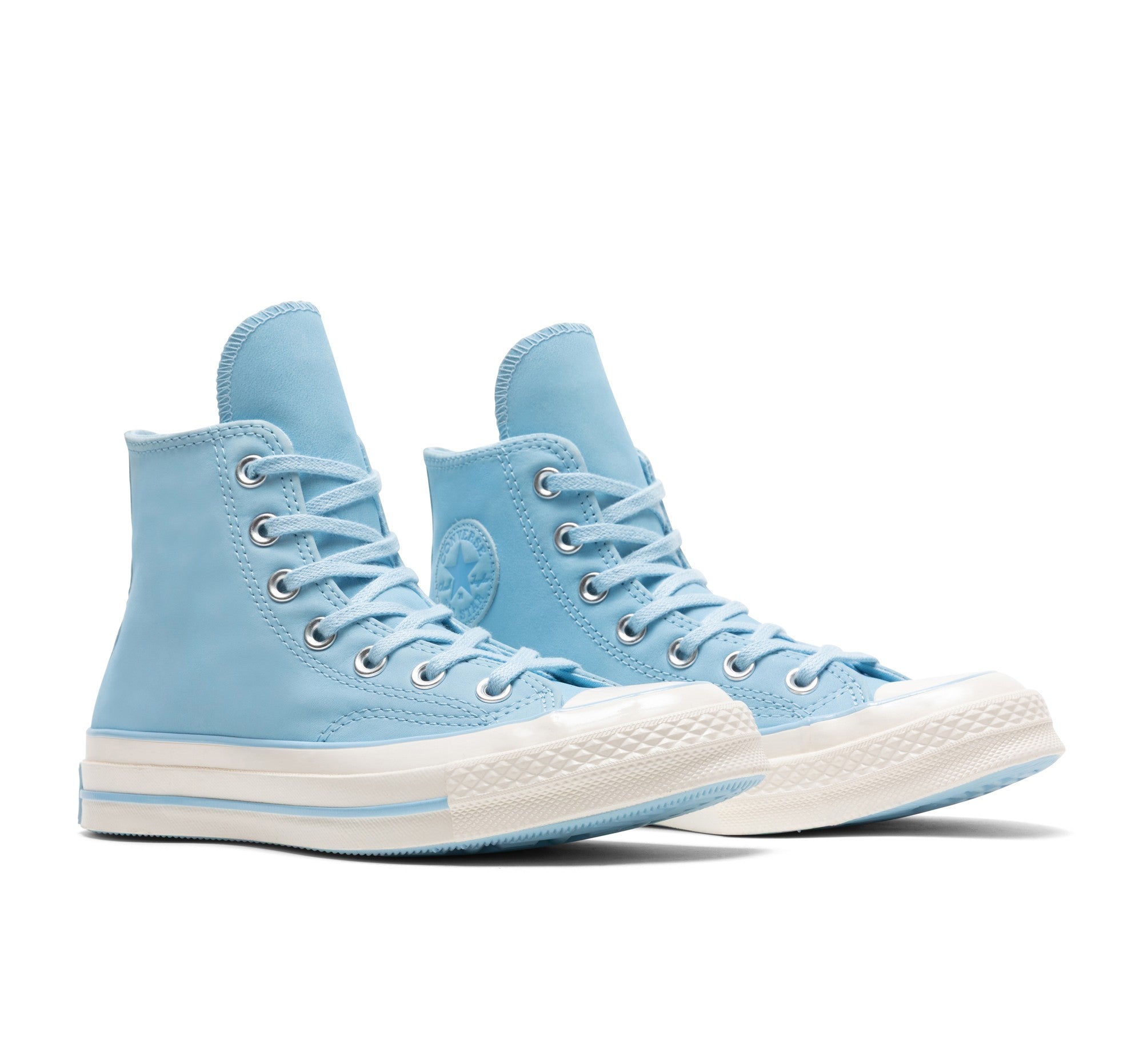 CONVERSE CHUCK 70 LEATHER HIGH TOP TRUE SKY