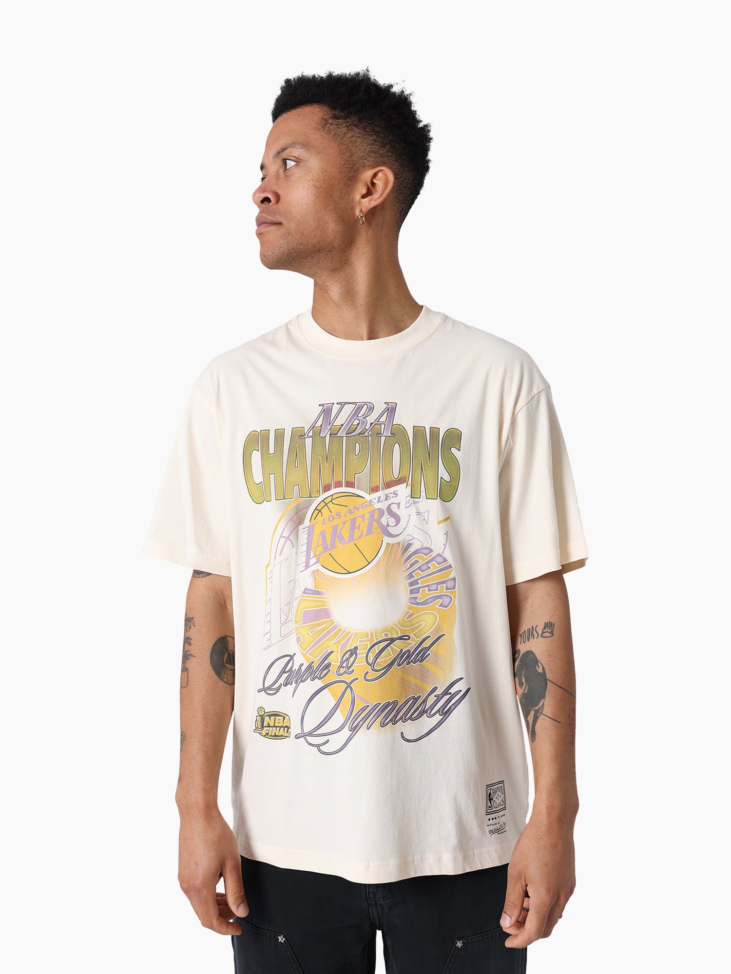 MITCHELL & NESS HARDLIGHT TEE LAKERS