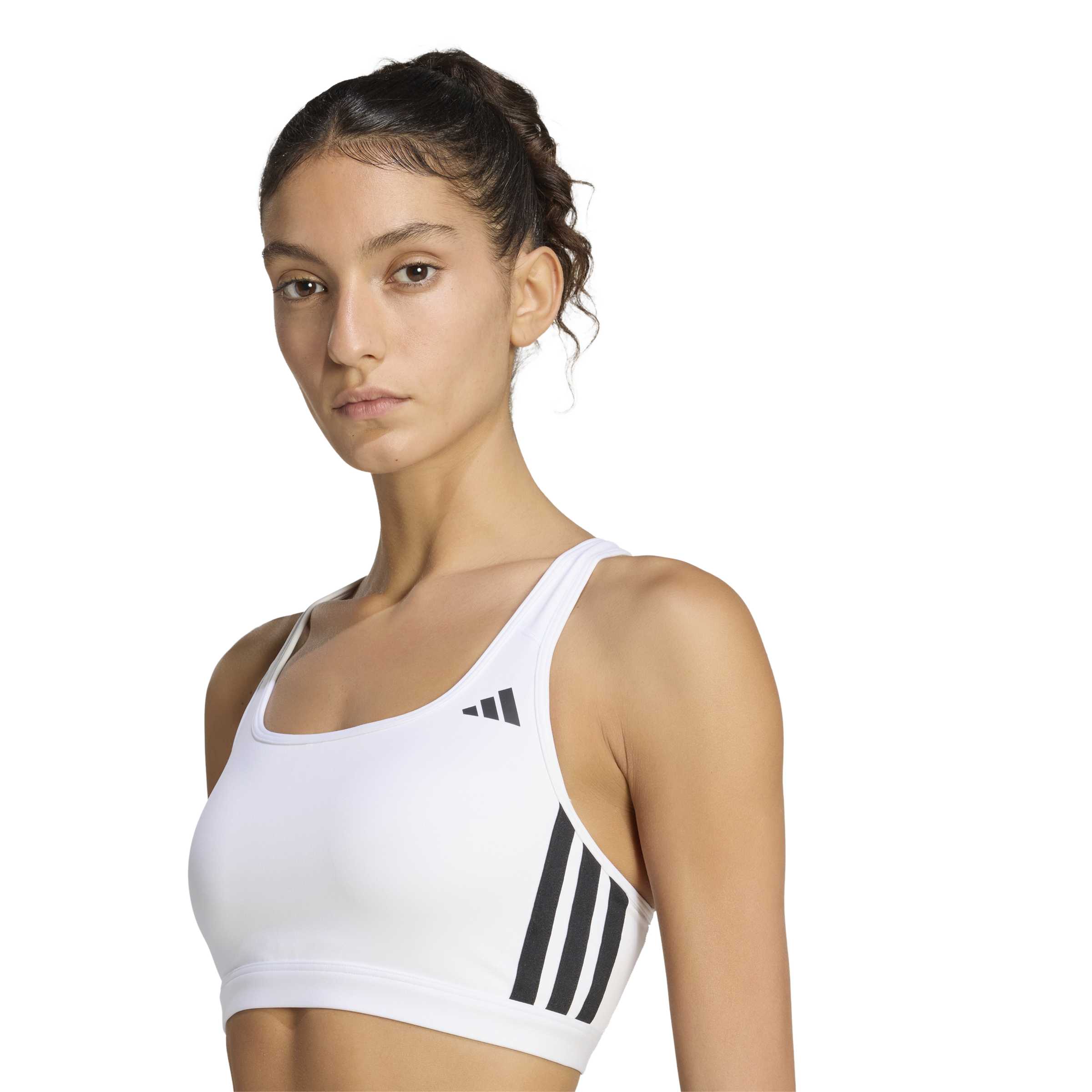 ADIDAS WOMENS OPTIME ESSENTIAL MEDIUM SUPPORT BRA