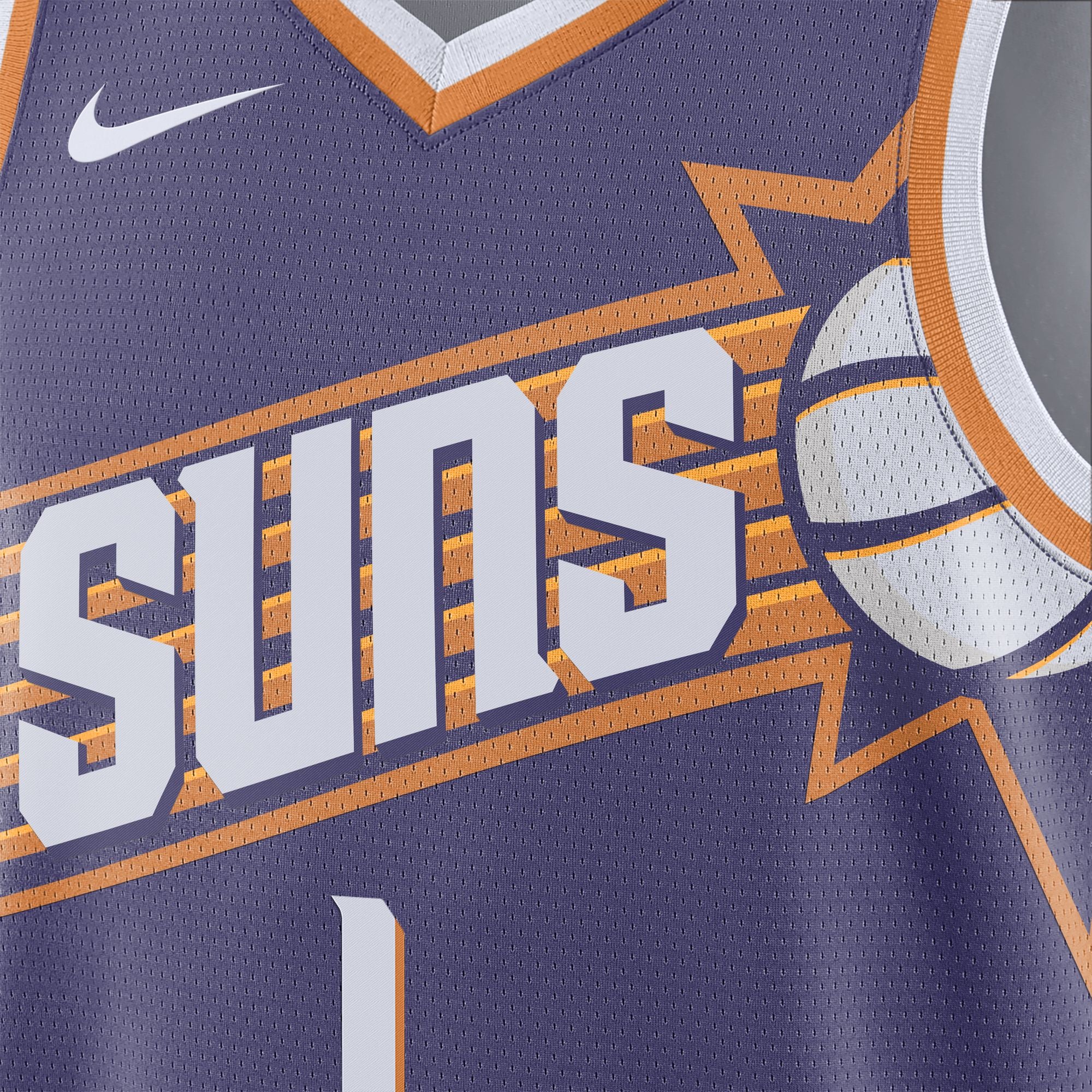 NIKE PHOENIX SUNS ICON SWINGMAN JERSEY - DEVIN BOOKER