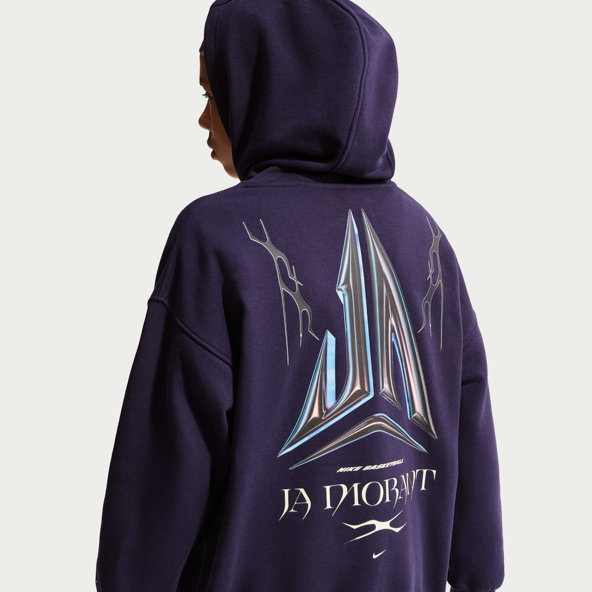 NIKE JA OVERSIZED FLEECE HOODIE - YOUTH