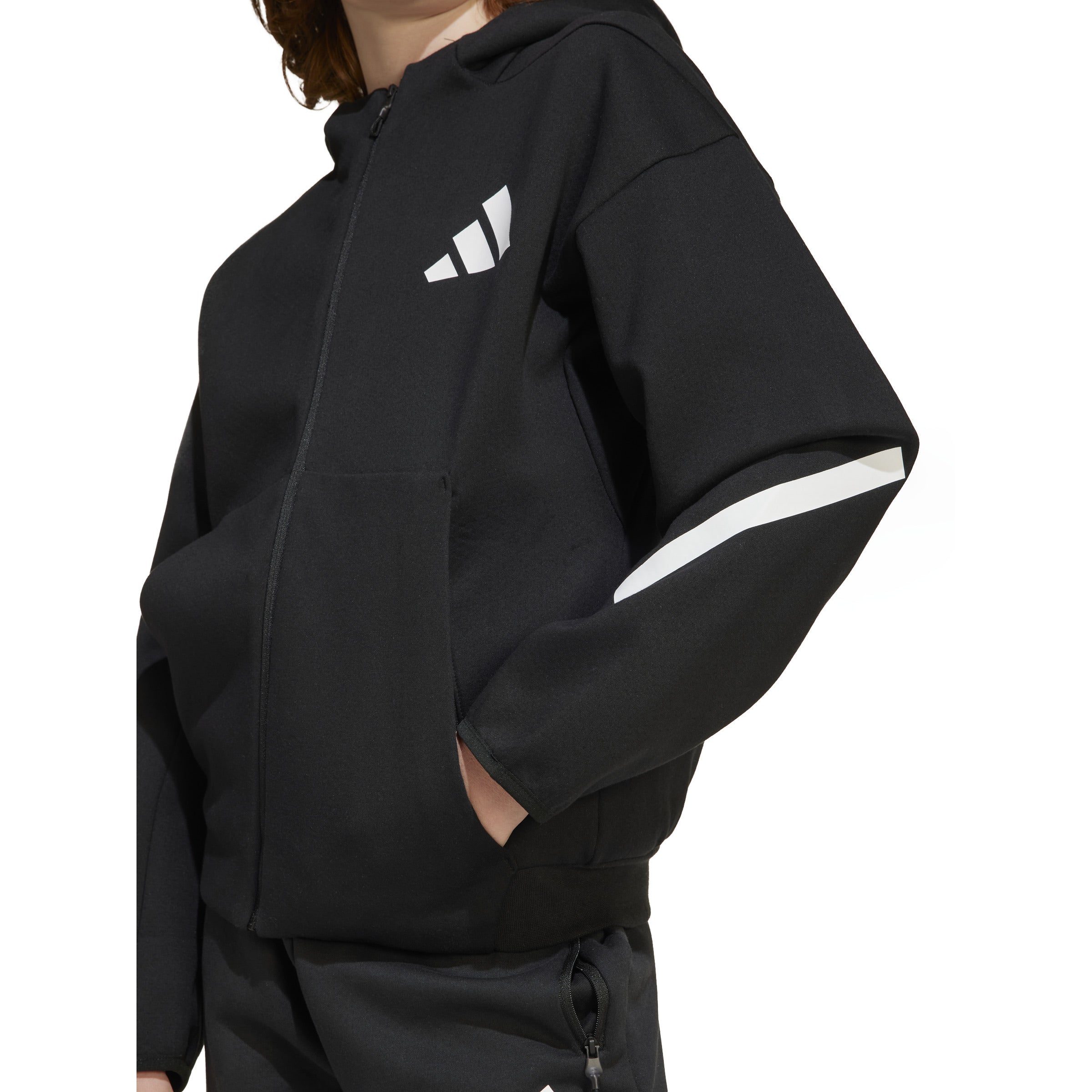 ADIDAS Z.N.E. FULL ZIP HOODIE - KIDS