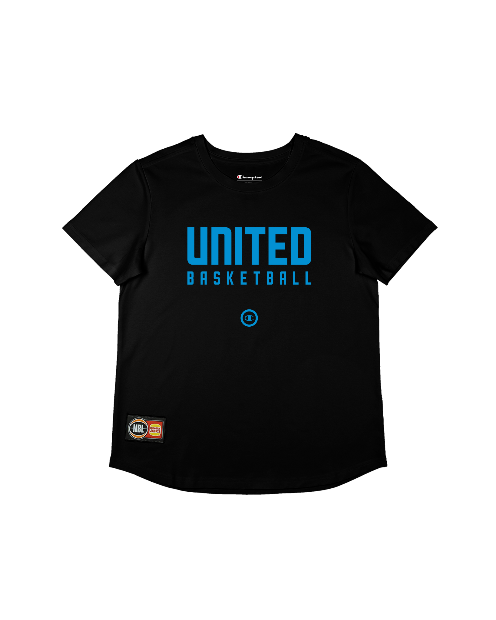 MELBOURNE UNITED LIFESTYLE WOMENS S/S TEE-BLACK