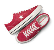 CONVERSE ONE STAR 95 LOW TOP RED