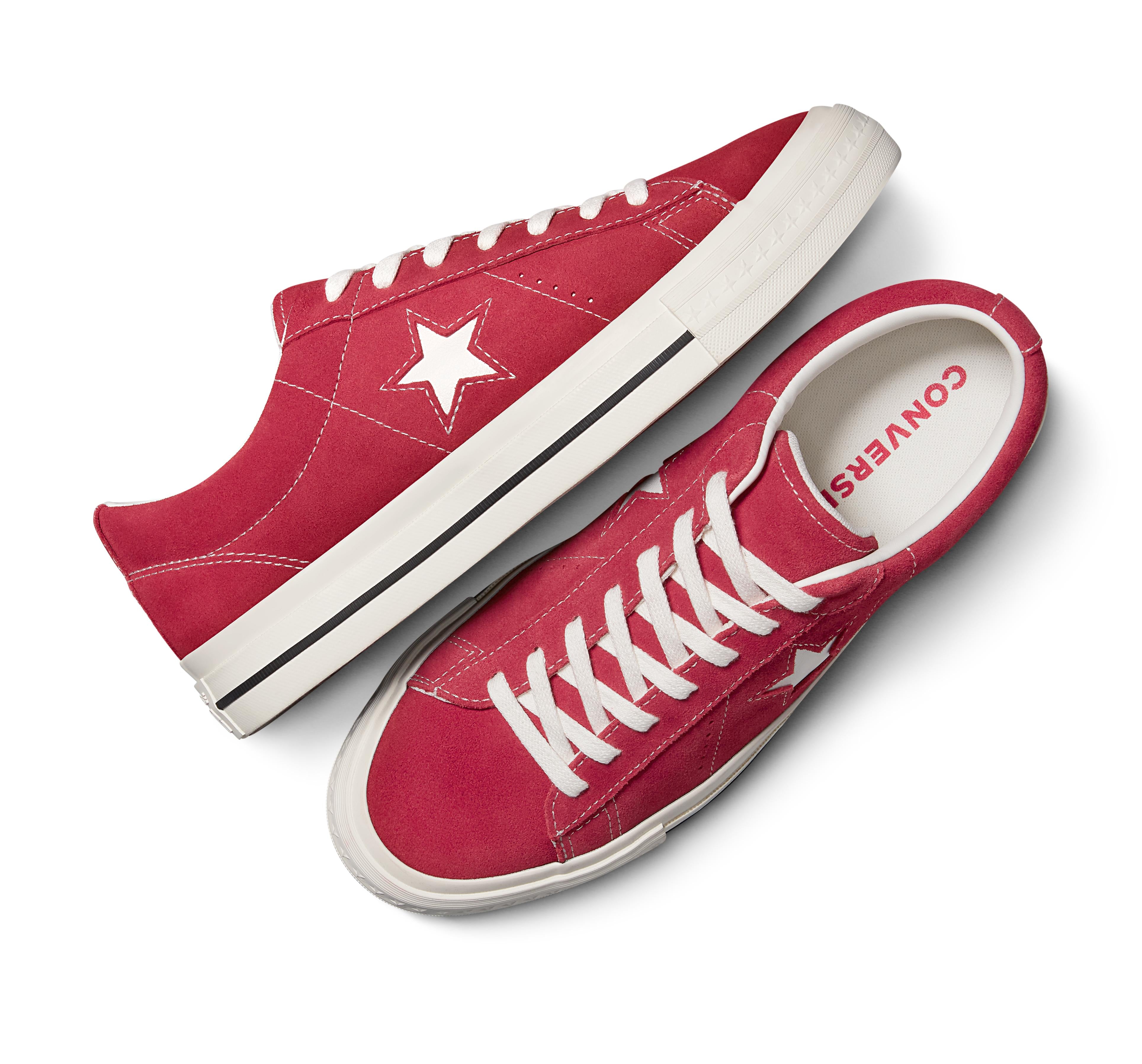 CONVERSE ONE STAR 95 LOW TOP RED