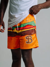 BUCKETSQUAD BURGER SHORTS