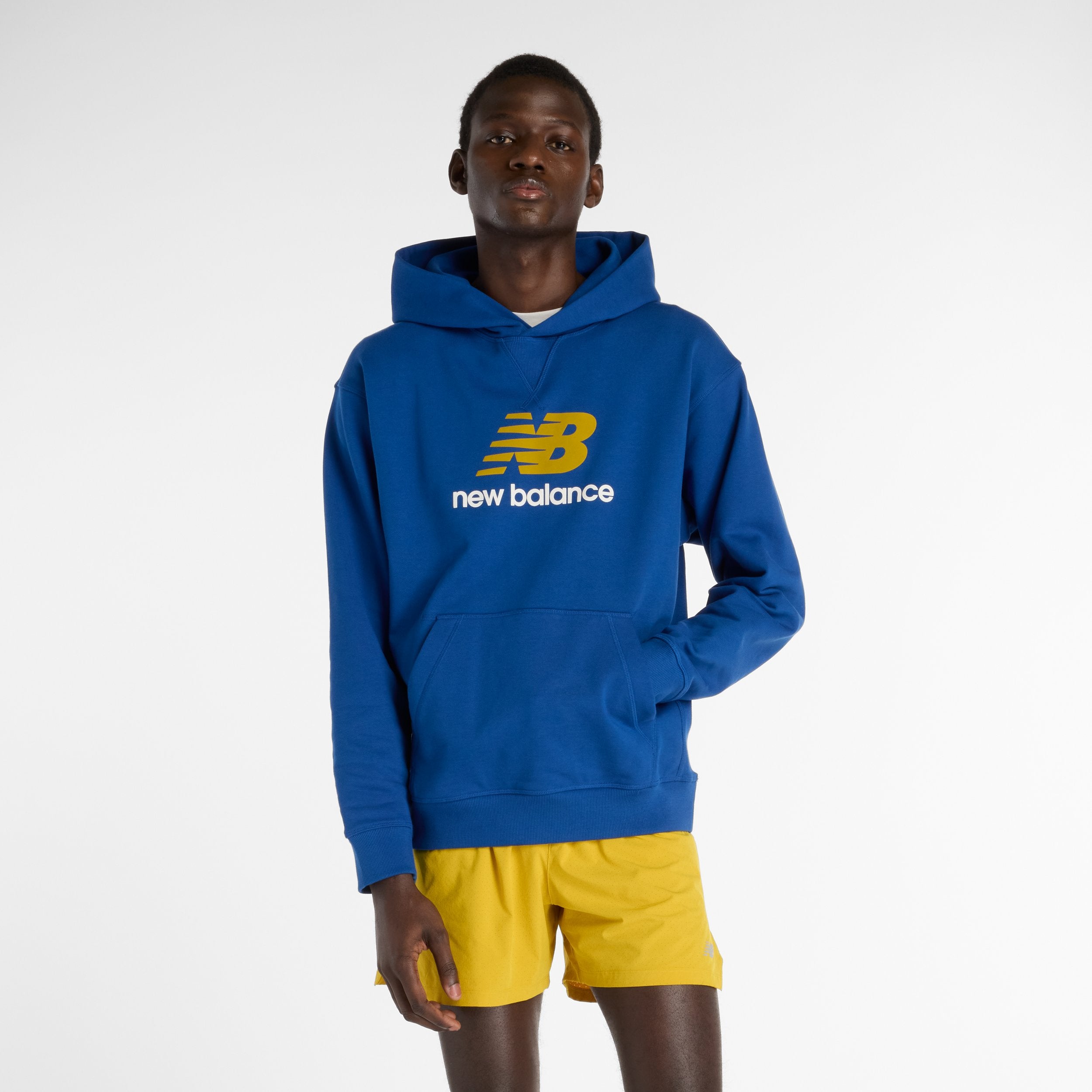 NEW BALANCE ATHLETICS FRENCH TERRY LOGO HOODIE- GAB