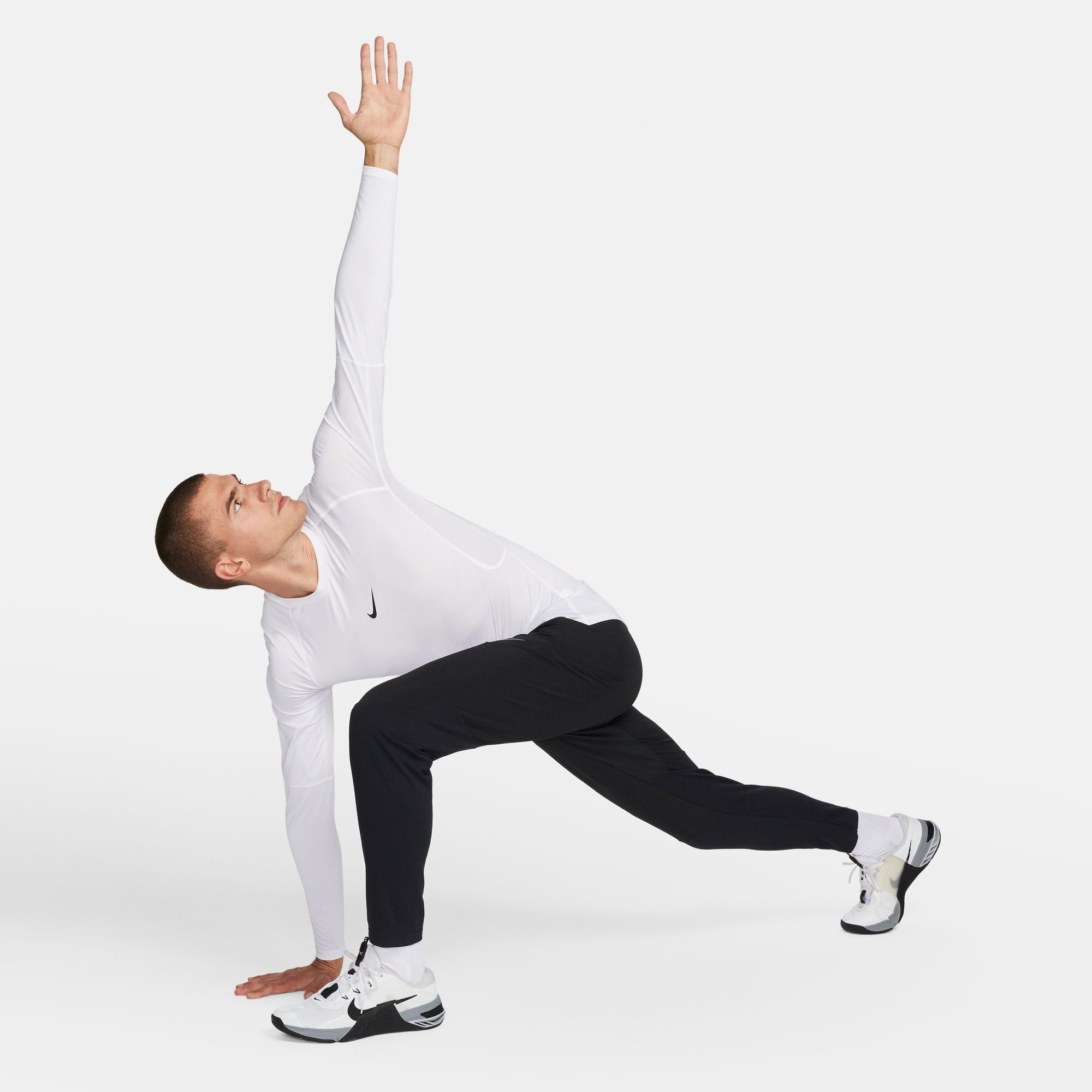 NIKE MENS PRO DRI-FIT LONG SLEEVE TIGHT TOP