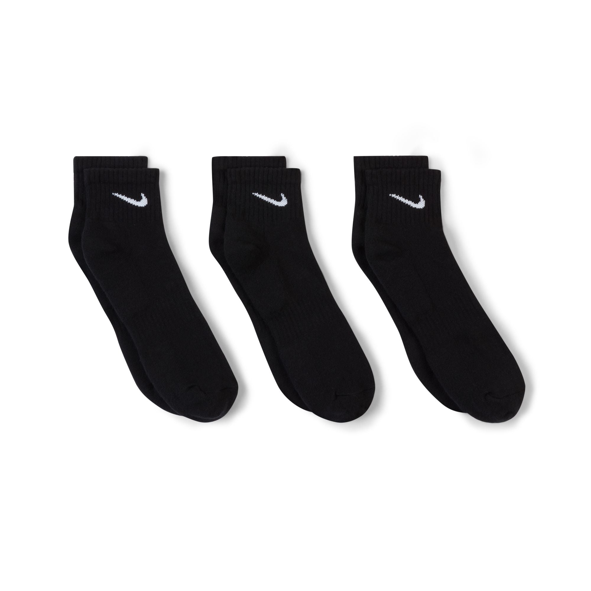 NIKE UNISEX EVERYDAY CUSHIONED ANKLE SOCKS - 3 PACK