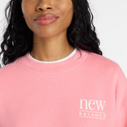 NEW BALANCE WOMENS REIMAGINED FLEECE CREW