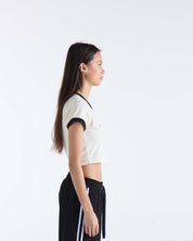 VOUSETI WOMENS CROP TEE