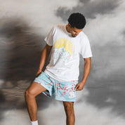 BUCKETSQUAD CHERRY BLOSSOM SPRING SKY ADULT TEE