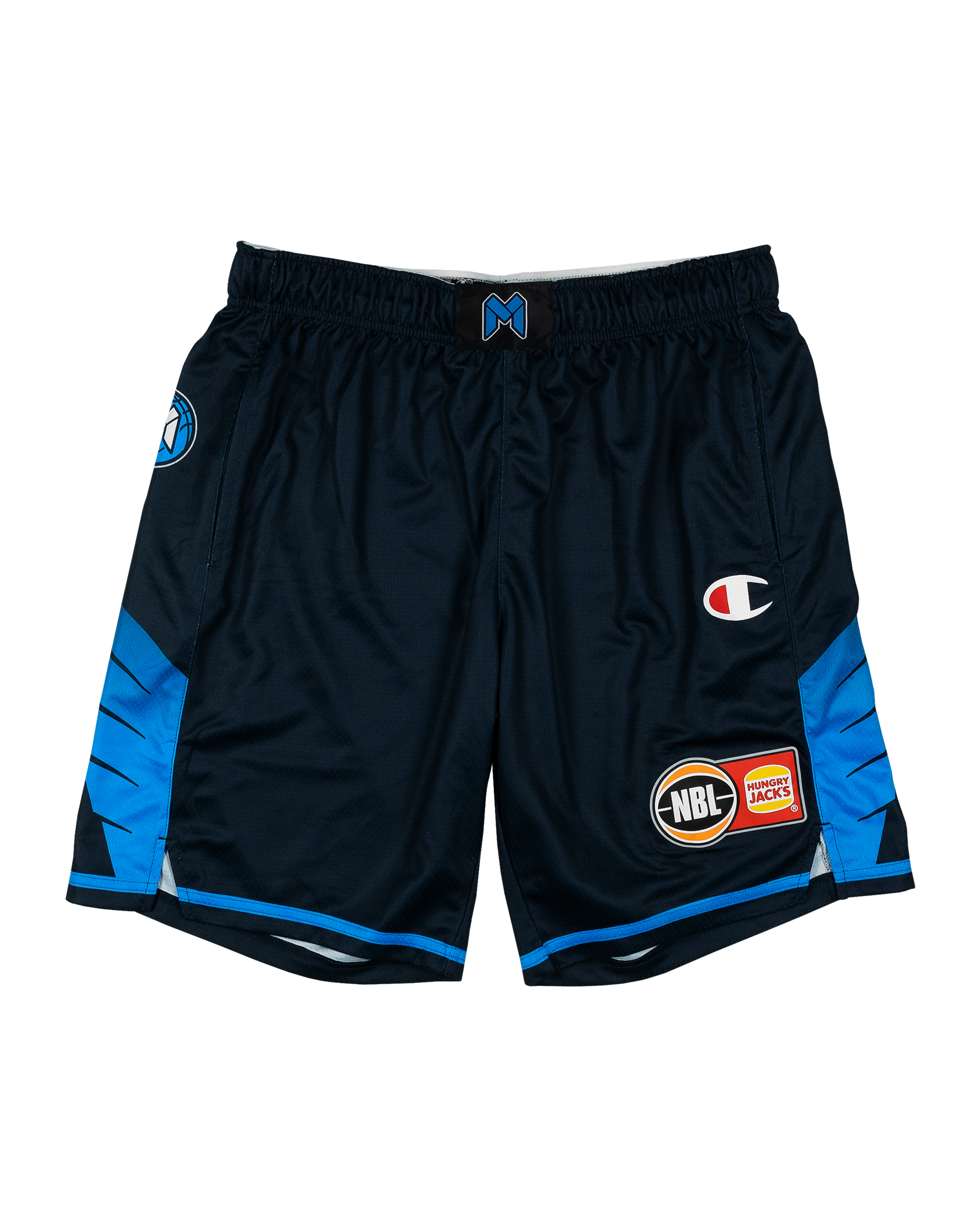 MELBOURNE UNITED PRIMARY SHORTS-NAVY