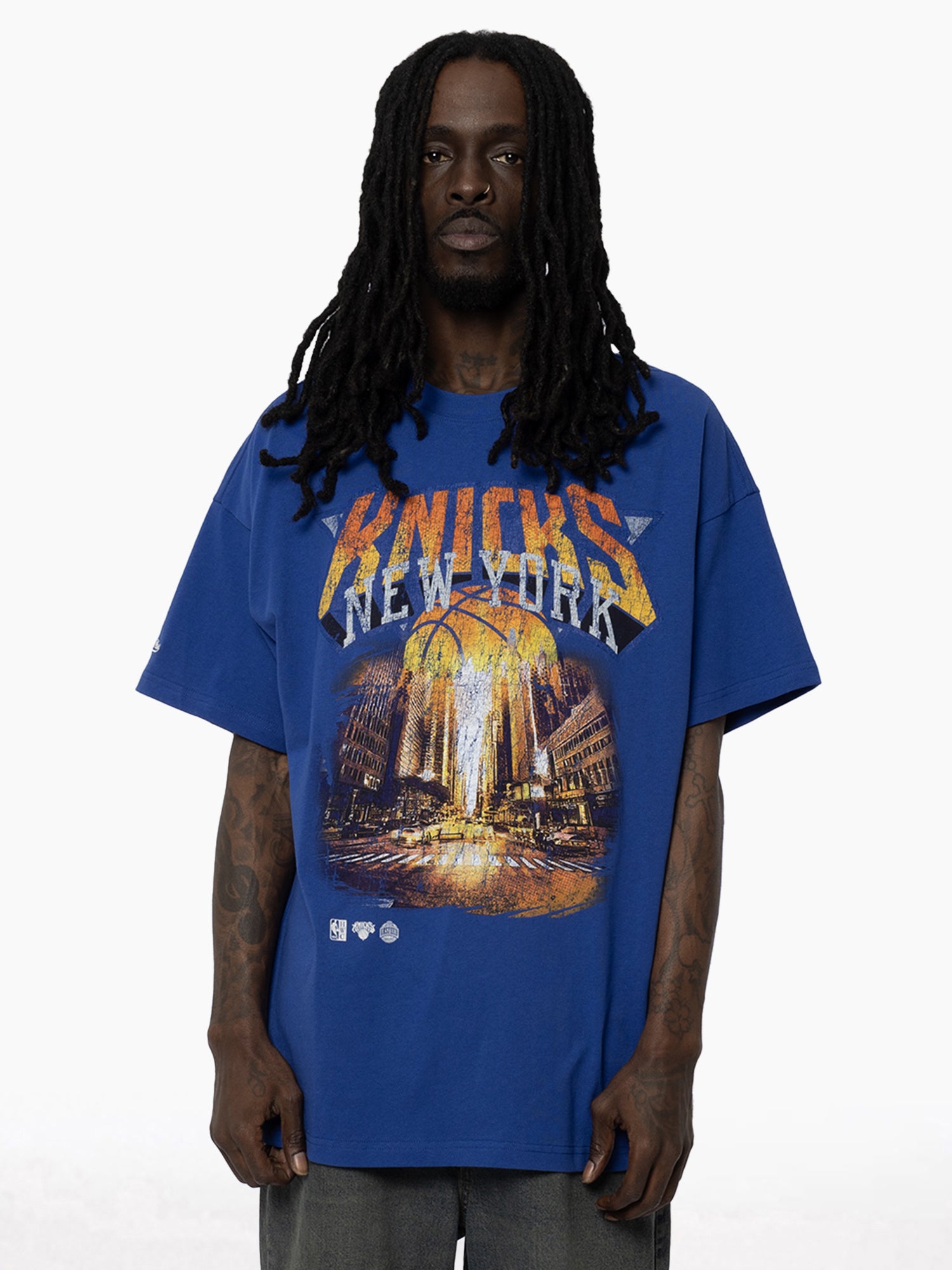 MITCHELL & NESS NY KNICKS 'THE GARDEN' TEE