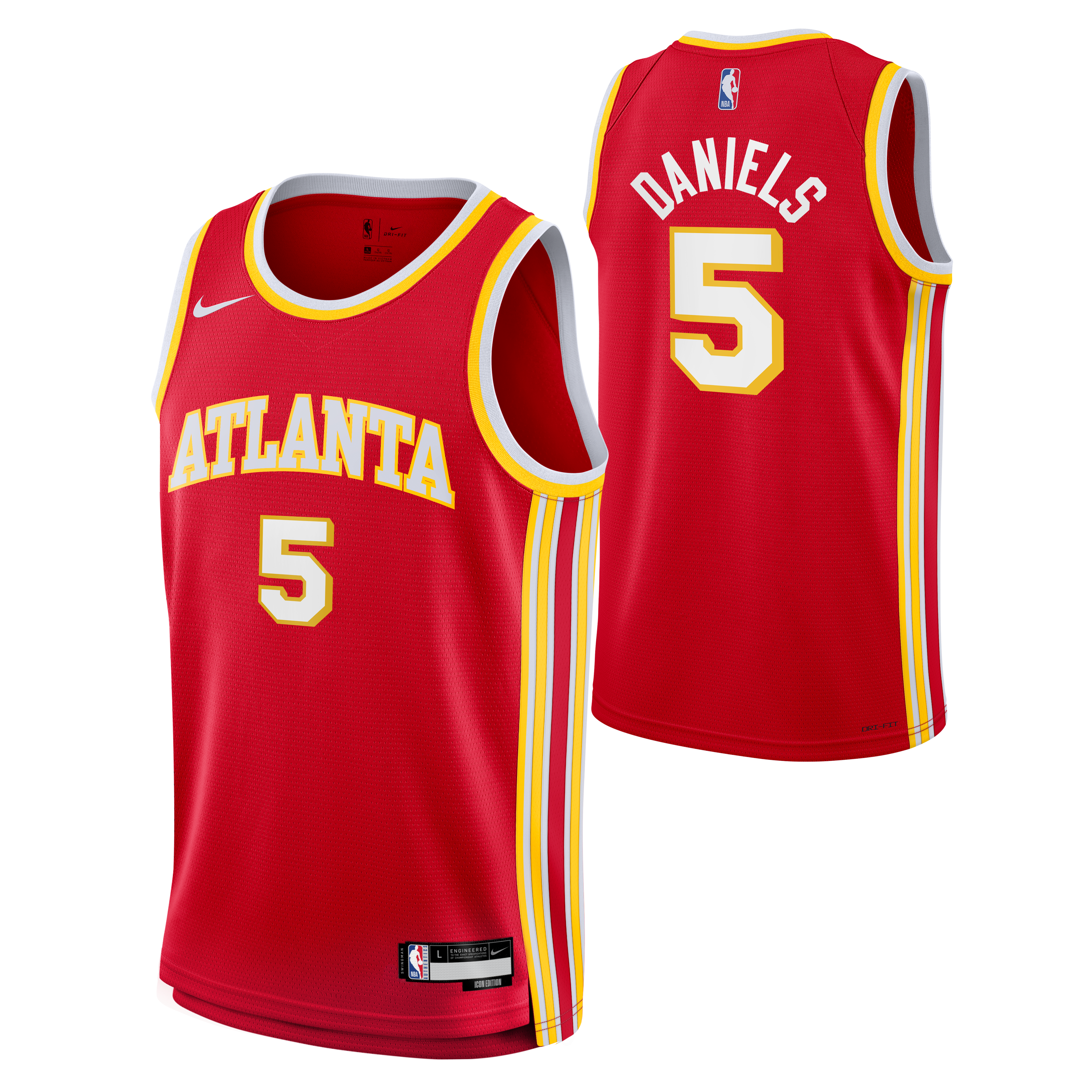 NIKE YOUTH ICON SWINGMAN JERSEY – ATLANTA HAWKS DYSON DANIELS