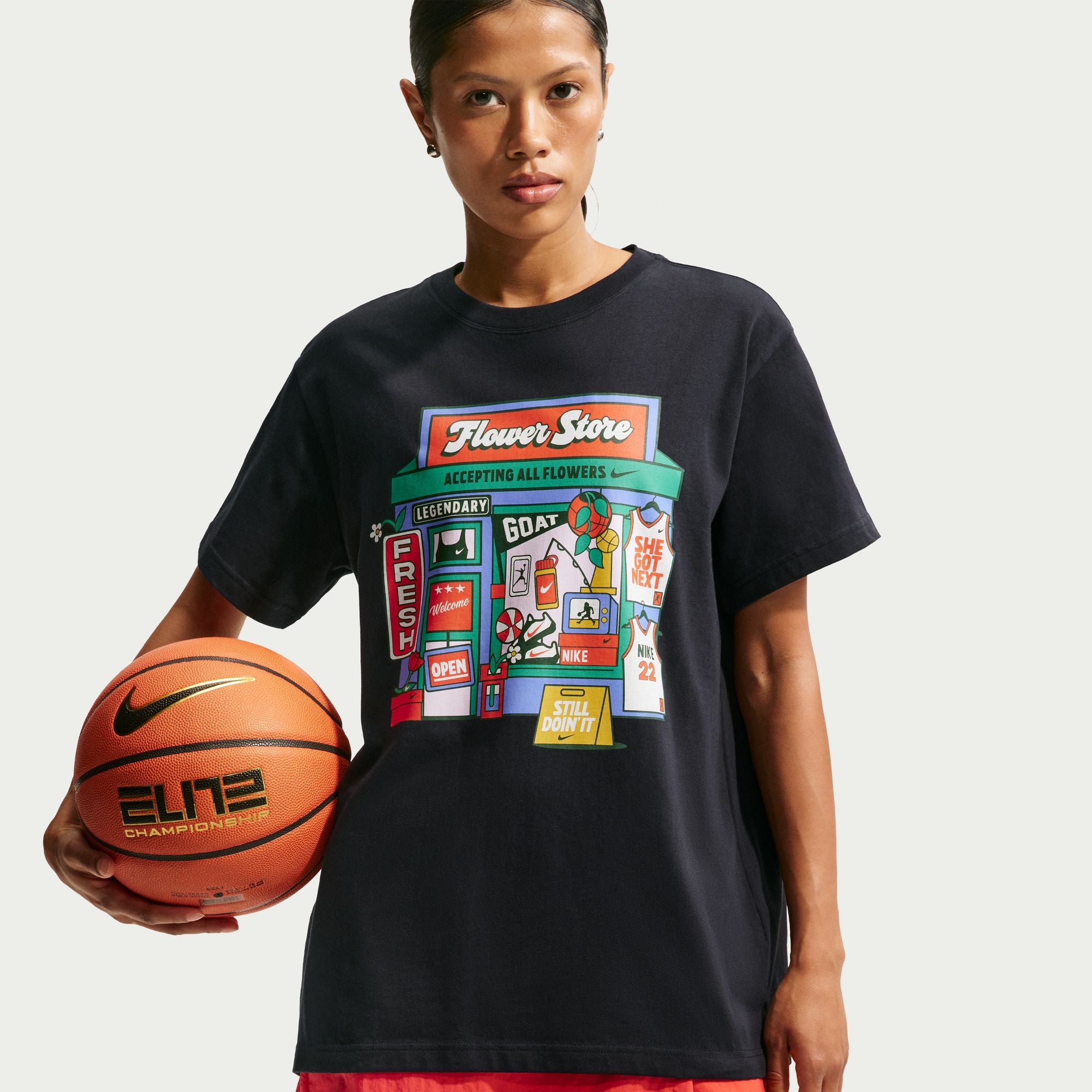NIKE WOMENS FLOWER SHOP TEE
