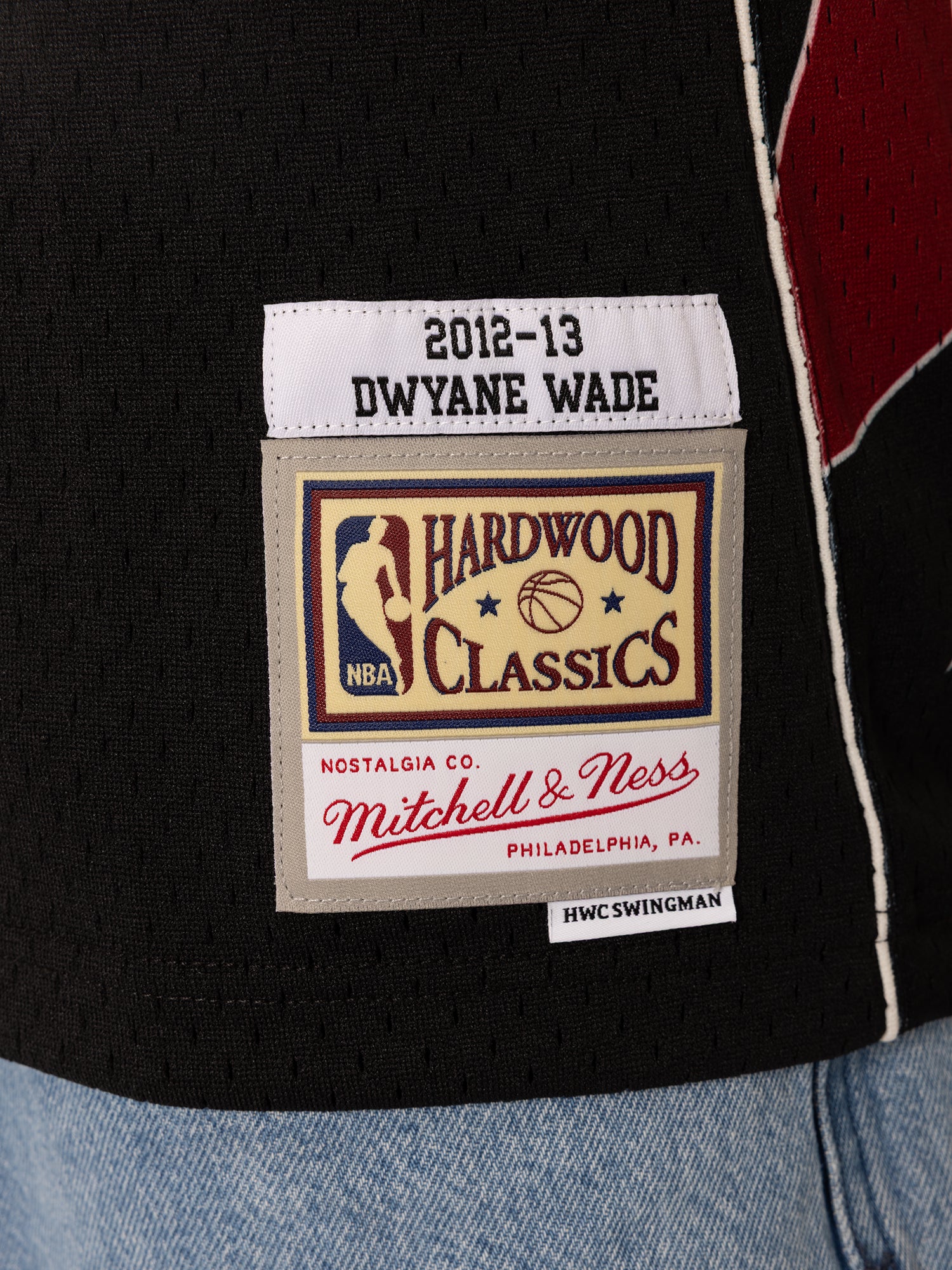 MITCHELL & NESS HEAT TIP-OFF SWINGMAN JERSEY - WADE