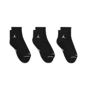 JORDAN UNISEX EVERYDAY CUSHIONED ANKLE SOCKS - 3 PACK