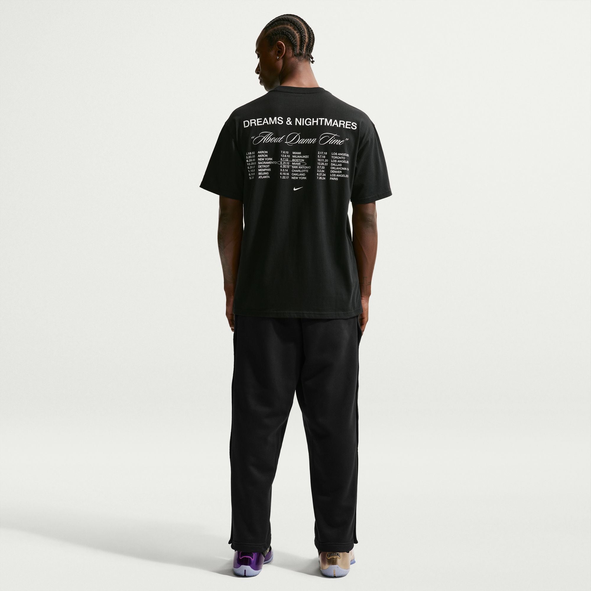 NIKE MENS LEBRON 'DREAMS & NIGHTMARES' TEE