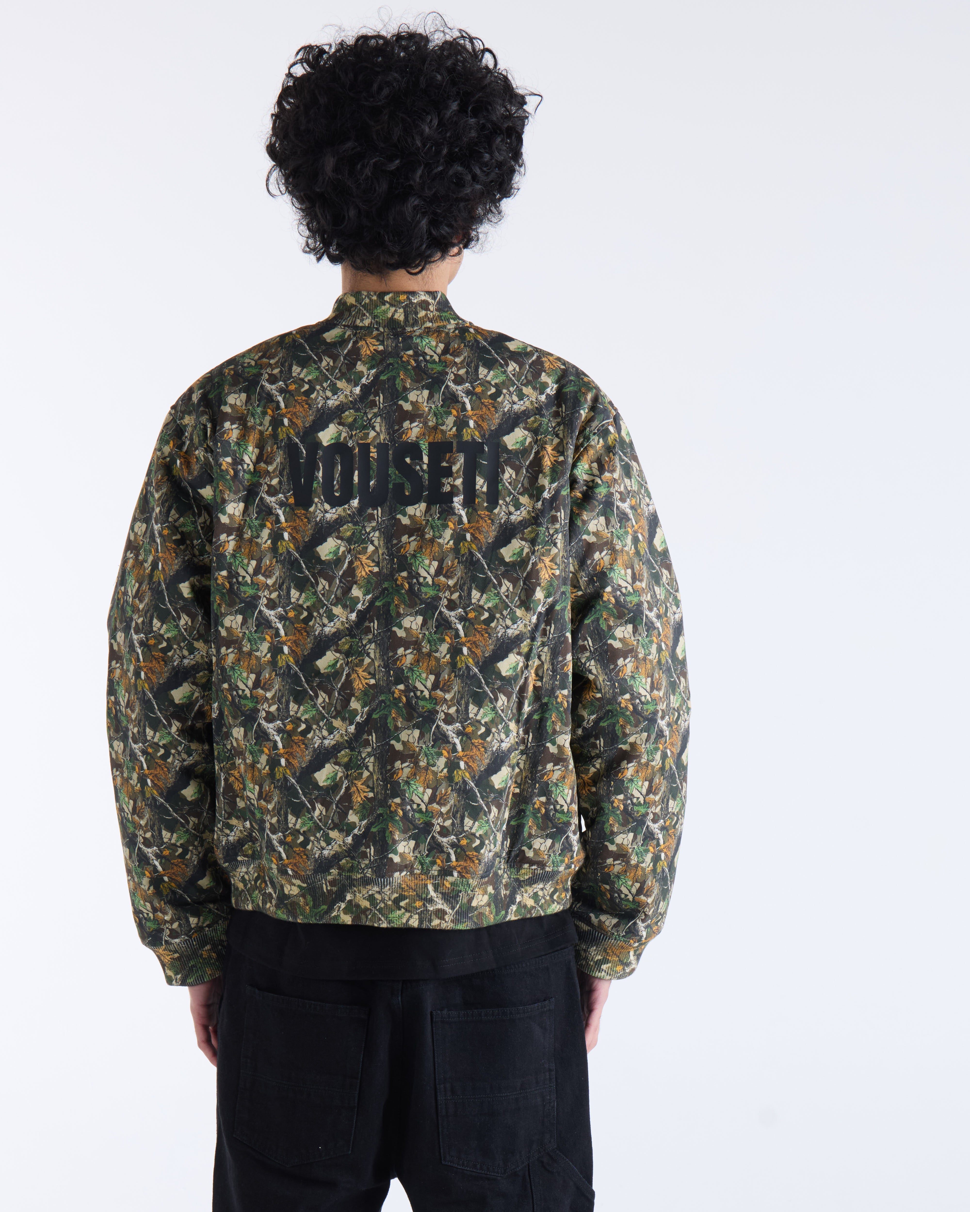 VOUSETI TREE CAMO BOMBER JACKET