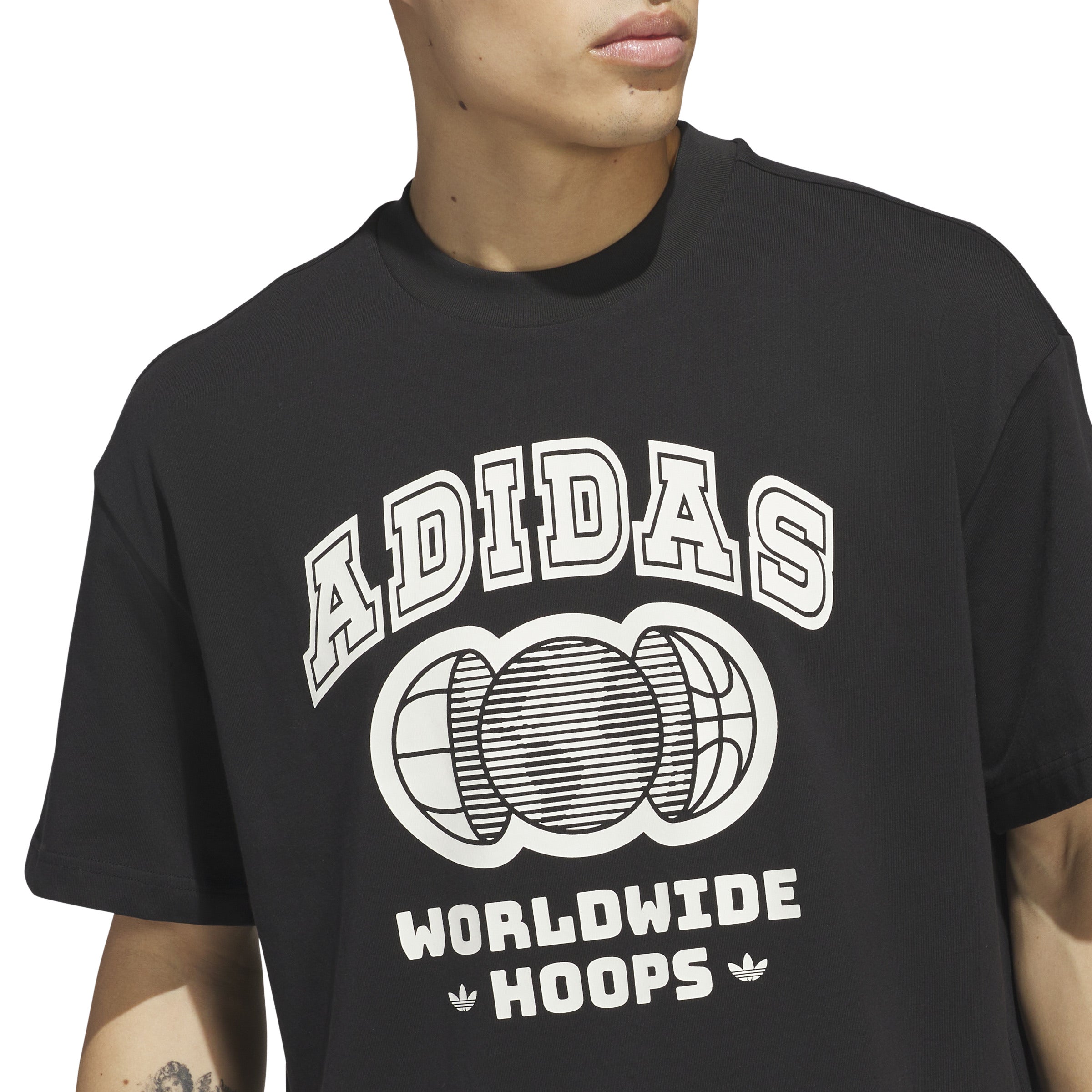 ADIDAS WORLDWIDE HOOPS COLLEGIATE TEE