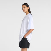 NEW BALANCE WOMENS TRACKSIDE OVERSIZED T-SHIRT